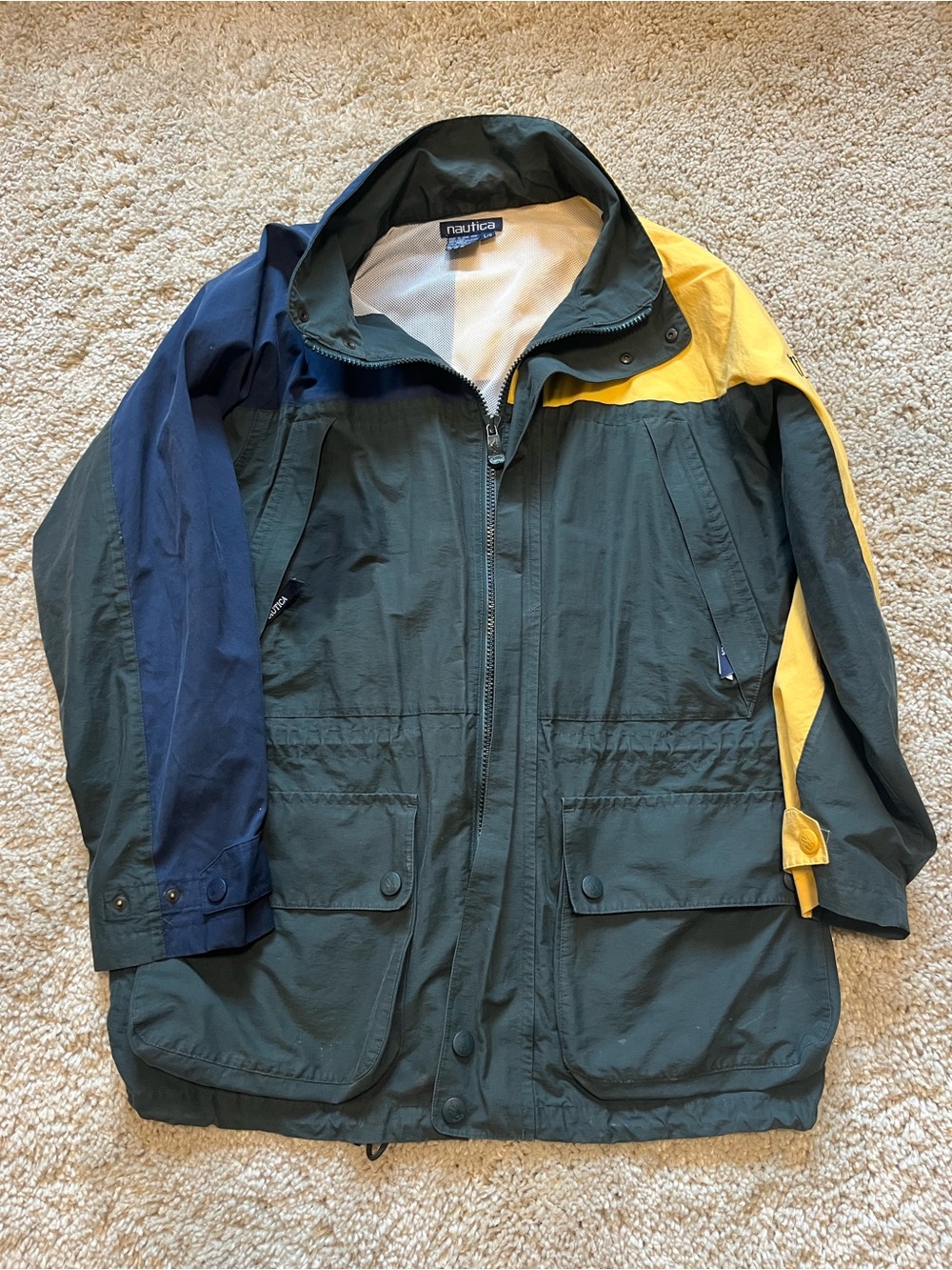 Vintage 90s Nautica Colorblock Jacket | Men’s L/G